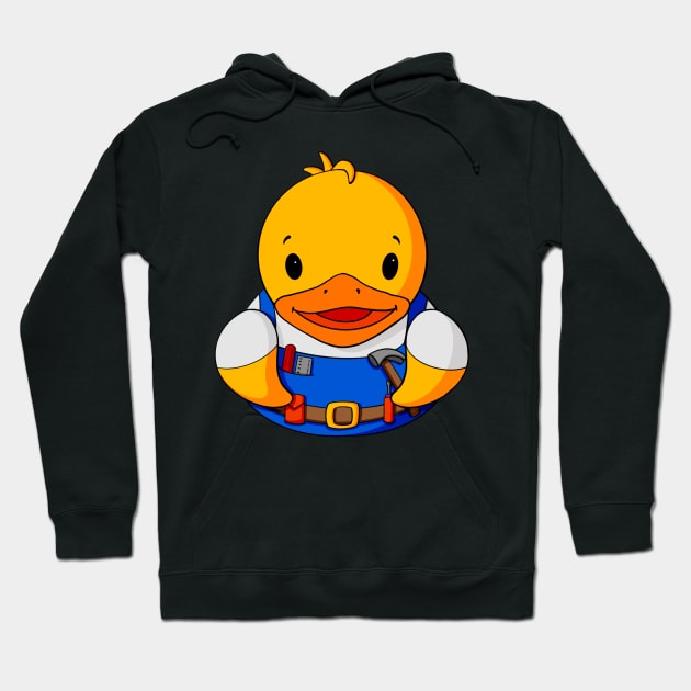 Handyman Rubber Duck Hoodie by Alisha Ober Designs